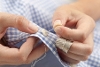 Sewing Button On Image