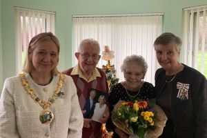 Keenan Wedding anniversary Keenans mark their 70th wedding anniversary with a visit from Provost and Lord Lieutenant