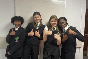 St Kentigern's cyber skills The winning team from St Kentigern's