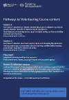 Pathways to Volunteering Course Content