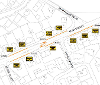 Map of suspension on Main Street