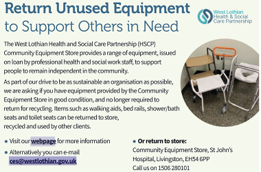 HSCP return equipment