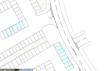 Map of suspension on Gardner's Lane