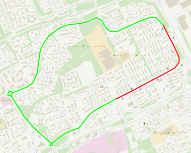 Map of closure on Ladywell East Road