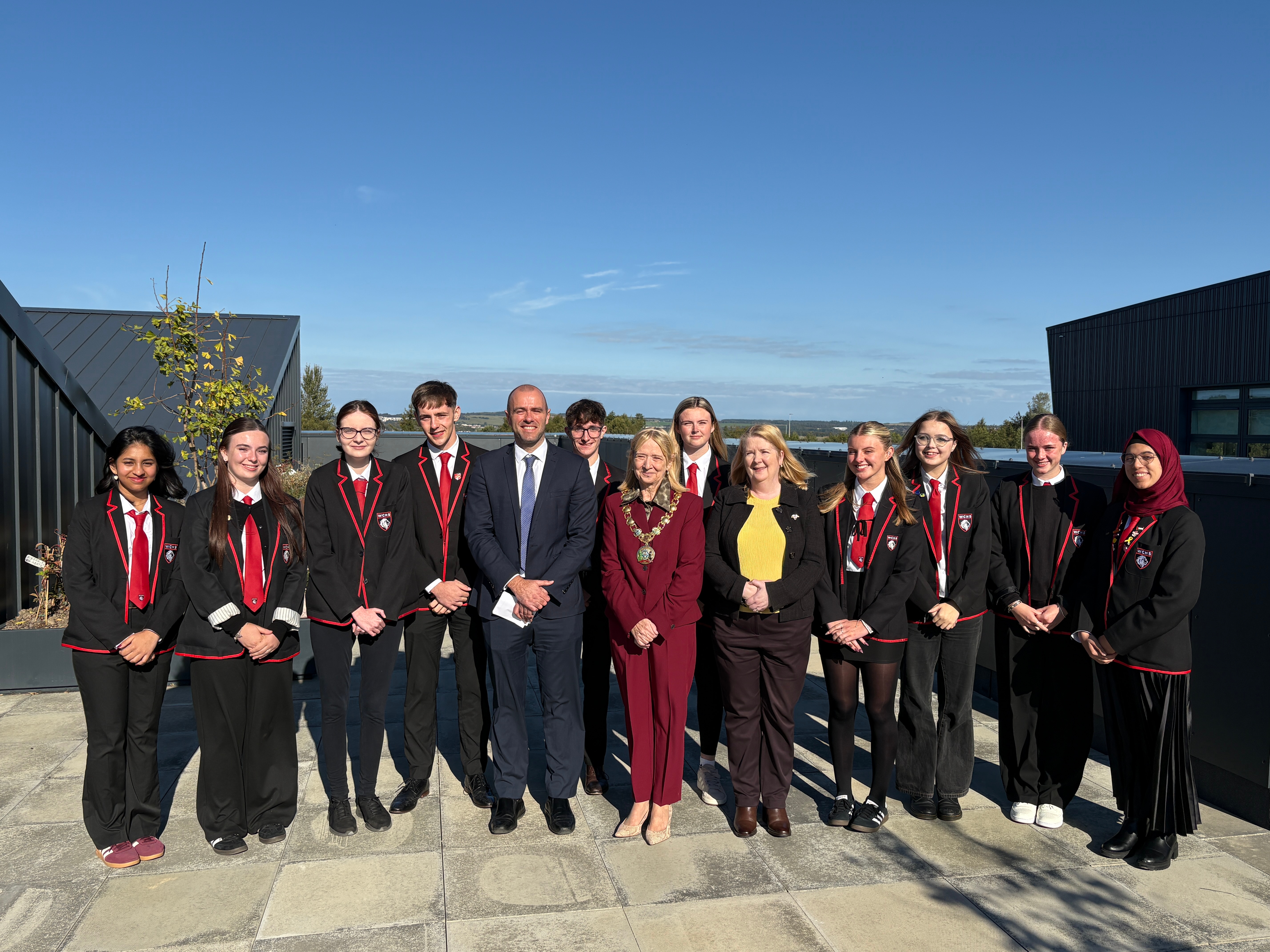 Sky's the limit for West Calder High School Icon