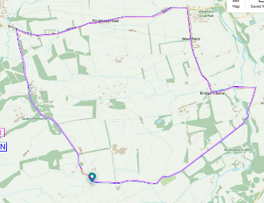 Map of closure on C7