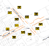Map of parking suspension on Strathyre Drive