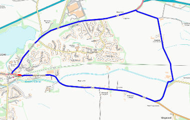 Map of closure at High Port