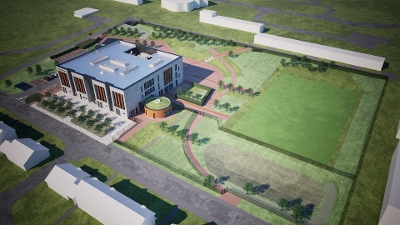 Artist's impression of new school