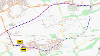 Map of closure on Station Road