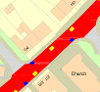 Map of East Calder Phase 2 closure