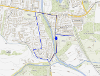 Map of closure for Winchburgh Gala