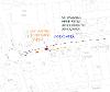 Map of suspension on East Main Street