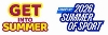 Get into Summer logo and Summer of Sport 2026 logo