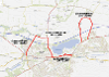 Map of closures for Linlithgow 10K