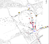 Map of closure on A899