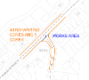 Map of closure on Main Street