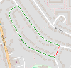 Map of closure on Hailstones Crescent