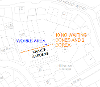 Map of suspension on Kaimes Gardens