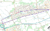 Map of closure on East Main Street