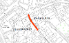 Map of closure on Blackfaulds Drive