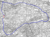 Map of closure on A801