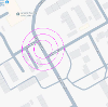 Map of closure on Almond Road West