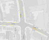 Map of suspension on West Main Street