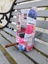 bird feeder on bench