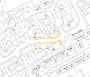 Map of suspension on Willow Grove