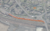 Map of roadworks on Edinburgh Road