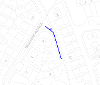 Map of closure on Braekirk Avenue