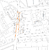 Map of closure on Drumcross Road